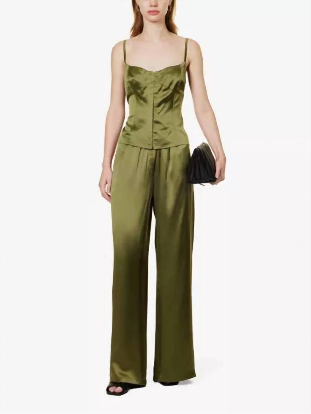 NEW VIKTORIA & WOODS exodus silk top in army